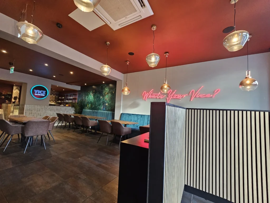 Vice Tree Bar & Grill, Manchester From Retail Unit to Contemporary Restaurant3